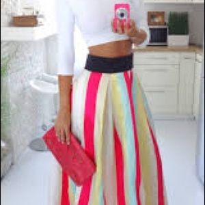 Gorgeous heavy but flowy silk skirt